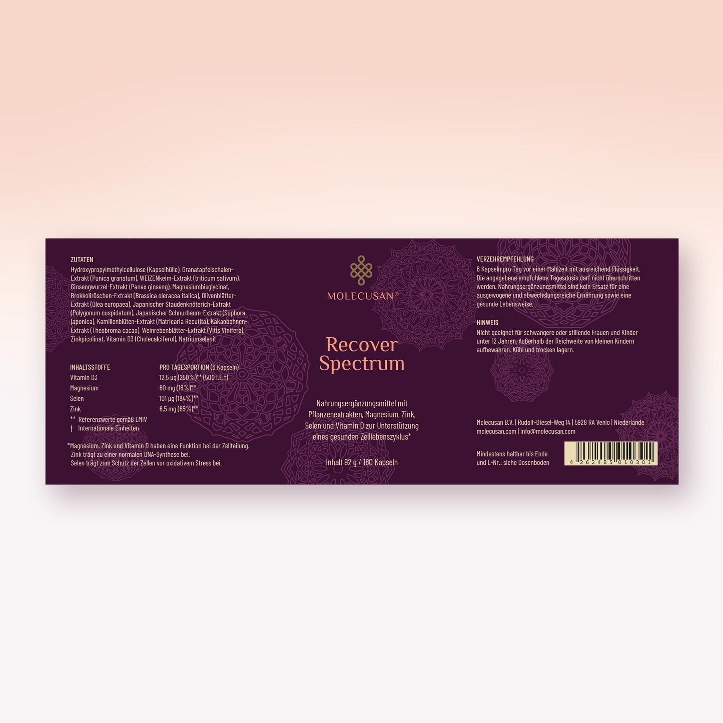 
                  
                    Recover Spectrum
                  
                